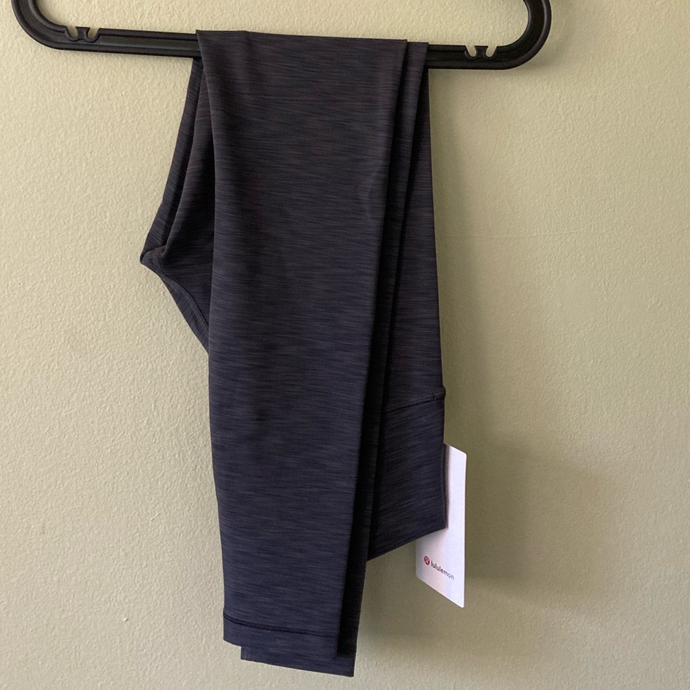 New Lululemon Wunder Train High-Rise Tight 28” Size 6 in Heathered Graphite Grey